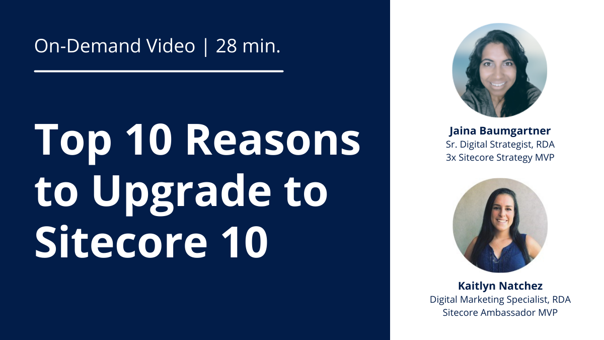 for website - On-Demand Banner Top 10 Reasons to Upgrade to Sitecore 10